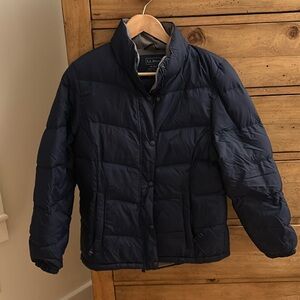 L.L. Bean Navy Puffer Goose Down Jacket